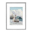 Gold Plated Rope-Style Textured Detailing Photo Frame with mat board