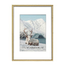 Gold Plated Rope-Style Textured Detailing Photo Frame with mat board