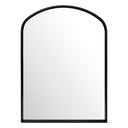 Black Wide Arch Wall Mirror