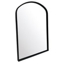 Black Wide Arch Wall Mirror