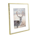 Faux Bamboo Molding Photo Frame with mat board