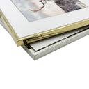 Faux Bamboo Molding Photo Frame with mat board
