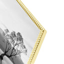 Gold Plated Rope-Style Textured Detailing Photo Frame
