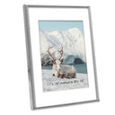 Gold Plated Rope-Style Textured Detailing Photo Frame with mat board