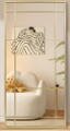 Pacific Gold Rectangular Multi Framed Full Length Mirror